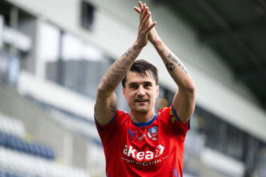Helsingborgs Jon Birkfeldt jublar
