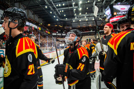 Brynäs Chad Billins jublar