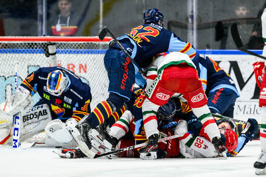 Djurgårdens Wiktor Nilsson och Moras Michael
