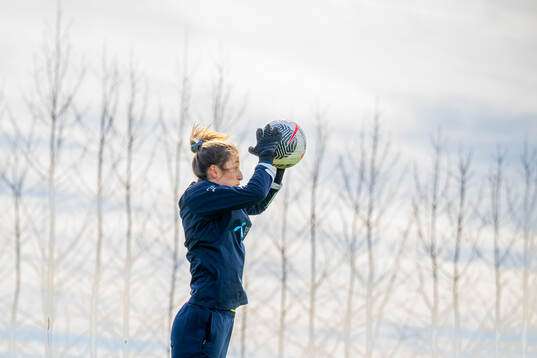 Goalkeeper Cecilie Fiskerstrand of the Norwegian women's national football team