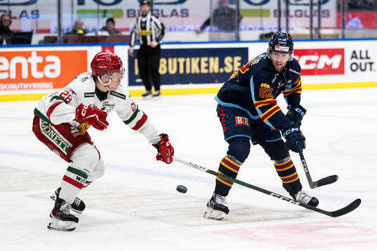 Moras Michael Brandsegg-Nygård och Djurgårdens Wiktor