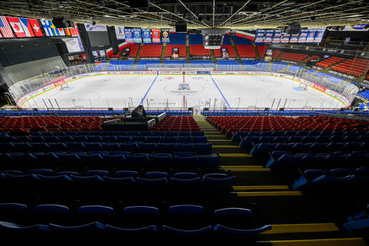 Interior view of Adirondack Bank Center