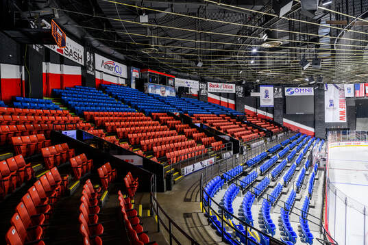 Interior view of Adirondack Bank Center