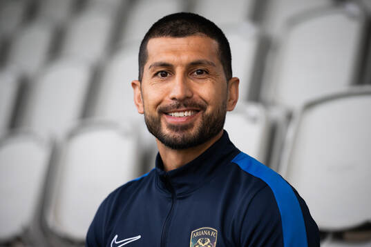 Ariana FCs sportchef Omid Hushmand