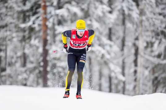 Eddie Gustafsson, Ulricehamns IF tävlar i herrarnas sprint