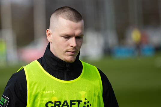 Varbergs Anton Liljenbäck värmer upp