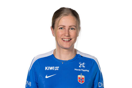 Jeanette Ringstad, team manager of the Norwegian women’s national football team, poses for a portrait