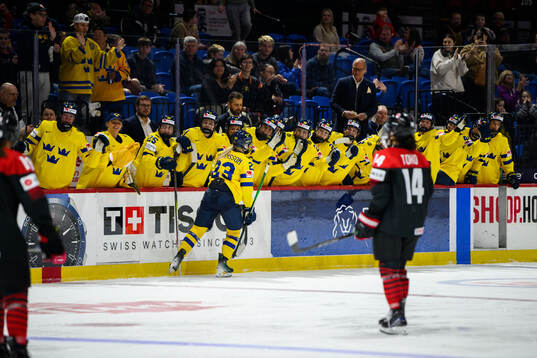 Thea Johansson of Sweden celebrates