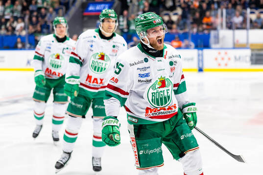 Rögles Simon Ryfors jublar