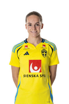 Hanna Lundkvist of the Swedish women's national football