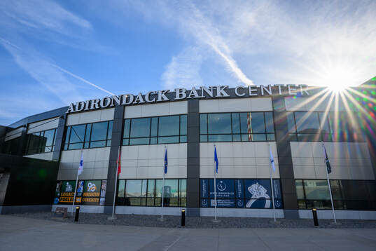 Exterior view of Adirondack Bank Center