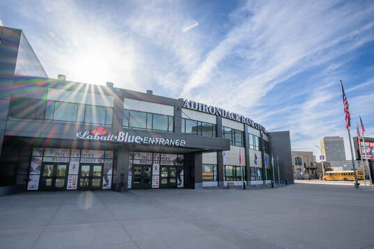 Exterior view of Adirondack Bank Center