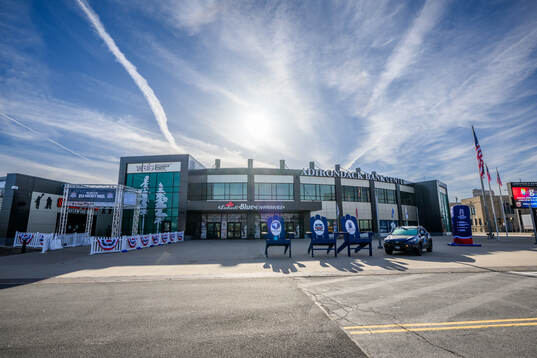 Exterior view of Adirondack Bank Center
