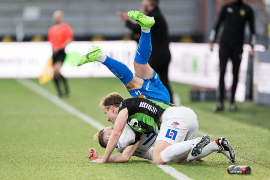 GAISs Robin Frej och Värnamos Gustav Engvall