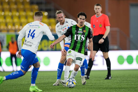 GAISs William Milovanovic och Värnamos Hampus Näsström