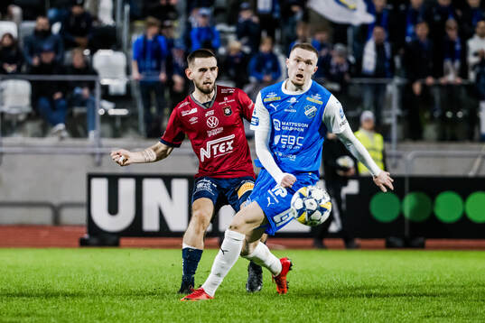 Örgrytes Erion Sadiku och IK Oddevolds Hugo Tilly