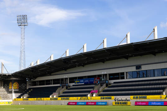 Gavlevallen ahead of the under-23 international friendly football match between Sweden and Norway on April 8, 2024 in Gävle. 