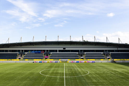 Gavlevallen ahead of the under-23 international friendly football match between Sweden and Norway on April 8, 2024 in Gävle. 