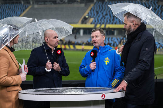 Head coach Peter Gerhardsson of Sweden in Swedish