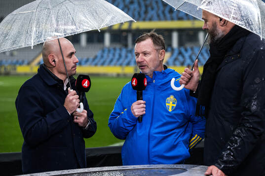 Head coach Peter Gerhardsson of Sweden in Swedish