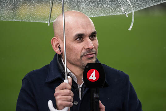 Marcelo Fernandez in Swedish broadcaster TV4 studio