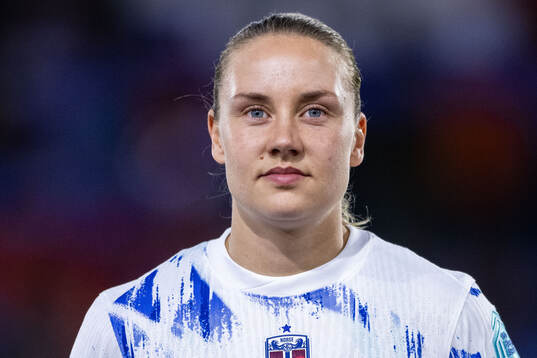 Lisa Naalsund of Norway ahead of the UEFA Women's Euro Qualifier football match between Netherlands and Norway on April 9, 2024 in Breda. 