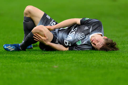 Brages Gustav Berggren har ont