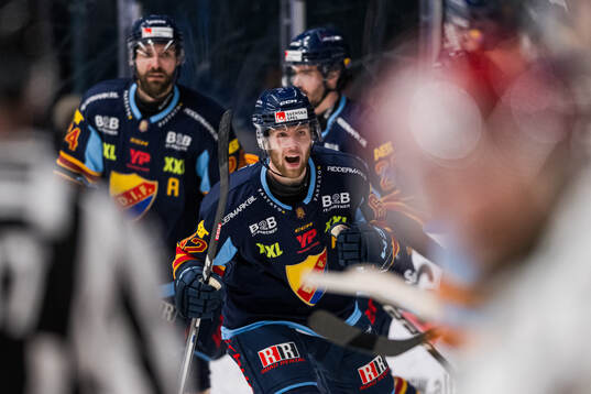 Djurgårdens Wiktor Nilsson jublar