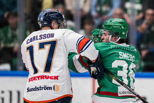Växjös Gabriel Carlsson och Rögles Axel Smeds