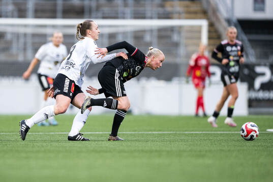 Örebros Matilda Wennberg och Lidköpings Linnea Strömberg