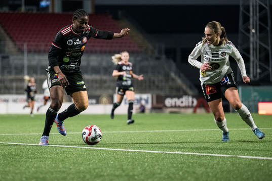 Lidköpings Sarah Michael och Örebros Josefine Eklund