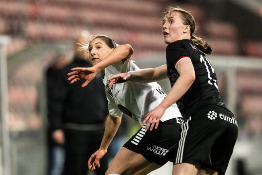 Örebros Grace Wallin och Lidköpings Ella Björkman