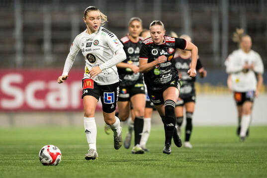 Örebros Selma Rajakangas och Lidköpings Tilde Ahlén