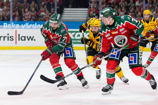 Frölundas Henrik Tömmernes och Albin Sundin