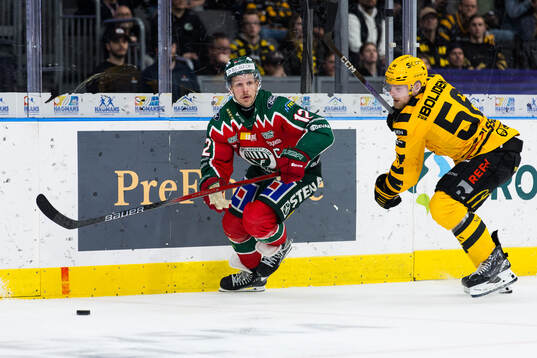 Frölundas Max Friberg och Skellefteås Anton Olsson