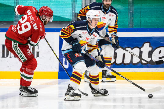 Moras Johan Persson och Djurgårdens Melvin Wersäll