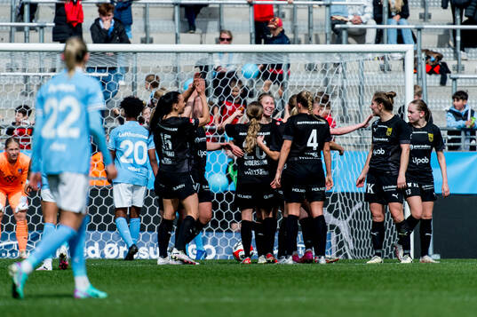 Umeås Inez Amcoff jublar efter 0-4