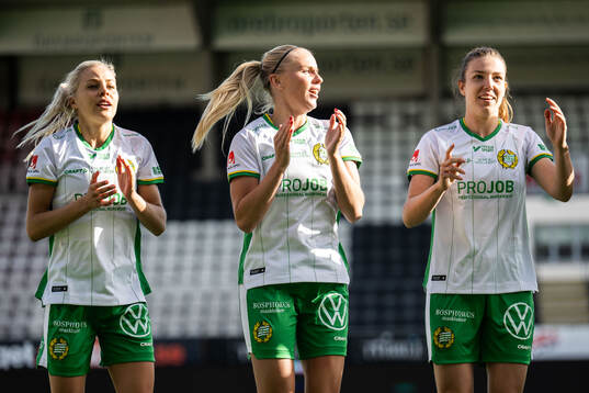 Hammarbys Lotta Ökvist, Stina Lennartsson oc Emma Westin