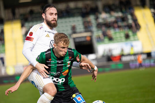 Östersunds Ali Suljic och Varbergs Liam Olausson