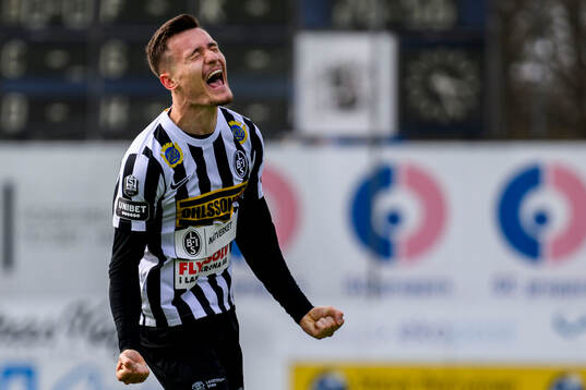 Landskronas Robin Dzabic jublar