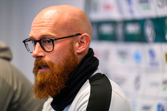 Landskronas tränare Max Mölder