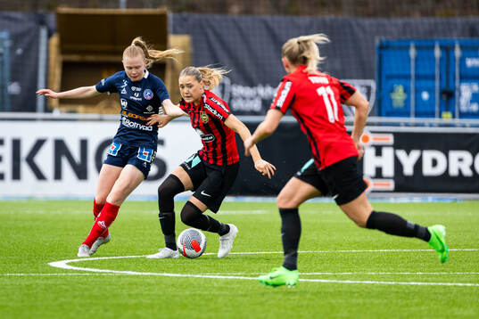 Brommapojkarnas Tuva Ölvestad och Ellen Toivio