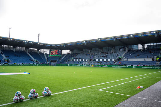 SR-Bank Arena ahead of the Eliteserien match between Viking and Brann on April 14, 2024 in Stavanger. 