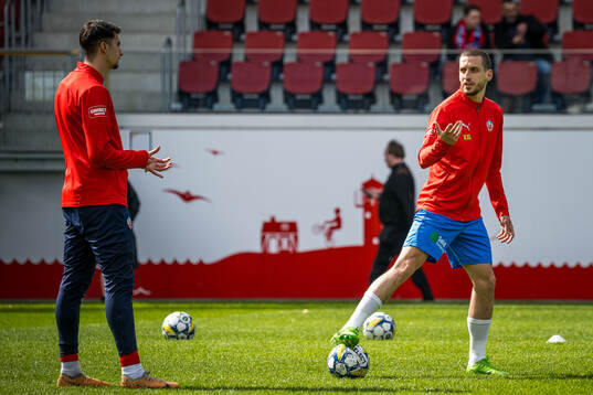 Helsingborgs Amar Muhsin och Arian Kabashi
