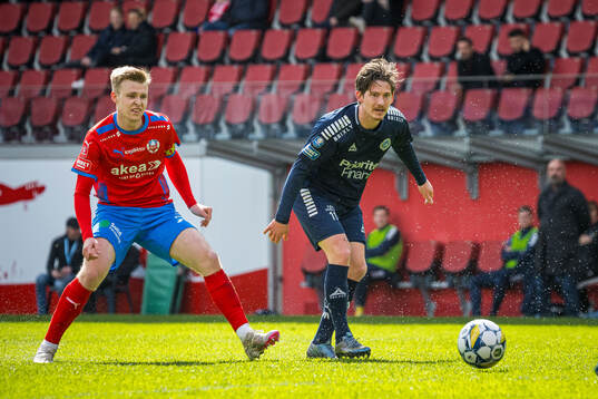 Helsingborgs William Westerlund och Utsiktens Robin Book