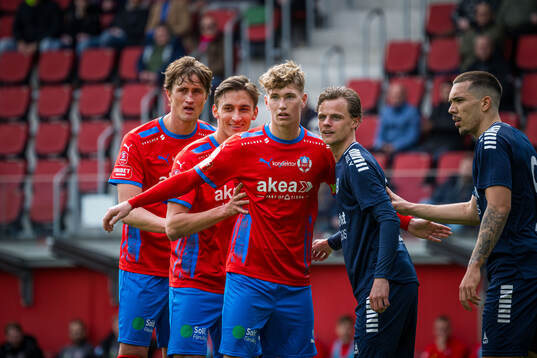 Helsingborgs Thomas Pauck Rogne, Wilhelm Nilsson och Benjamin Örn