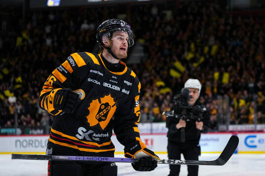 Skellefteås Simon Robertsson jublar