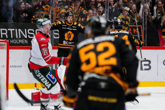 Skellefteås Simon Robertsson jublar