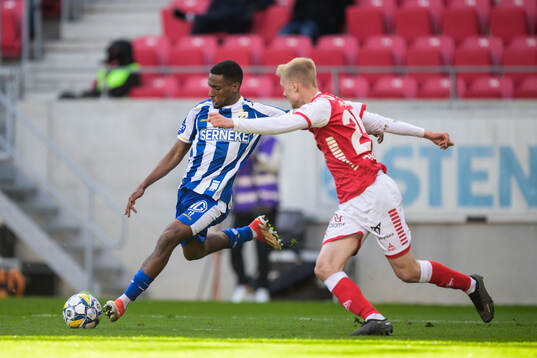 IFK Göteborgs Paulos Abraham och Kalmars Rony Jansson