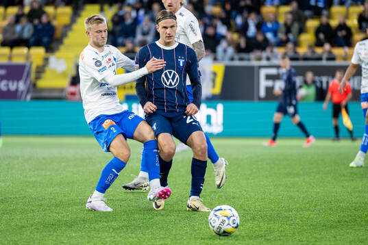 Värnamos Johan Rapp och Malmö FFs Erik Botheim